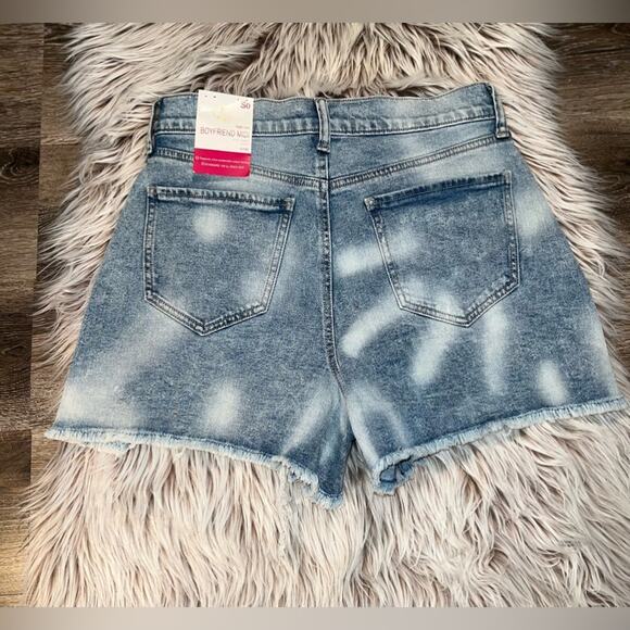 SO women’s high rise boyfriend midi jeans shorts - Picture 7 of 9